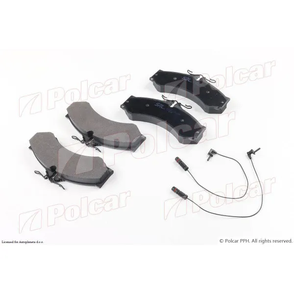 Kočione pločice MERCEDES, VOLKSWAGEN 