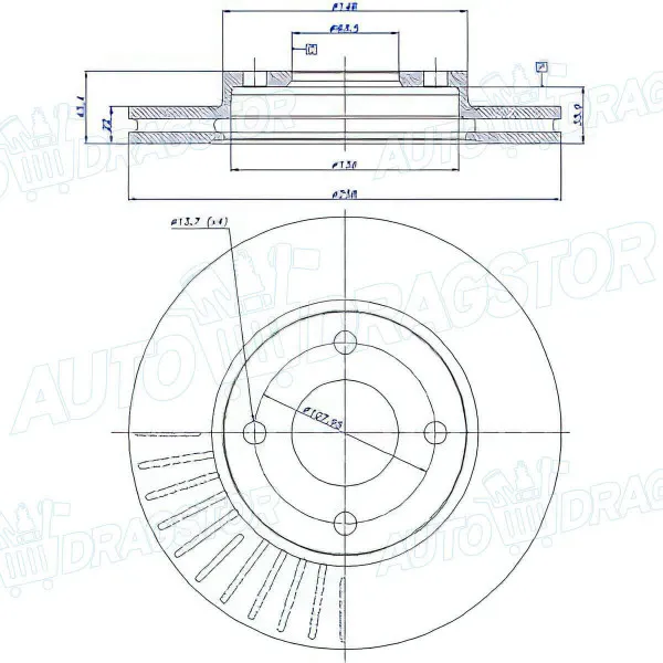 Kočioni diskovi FORD, MAZDA 