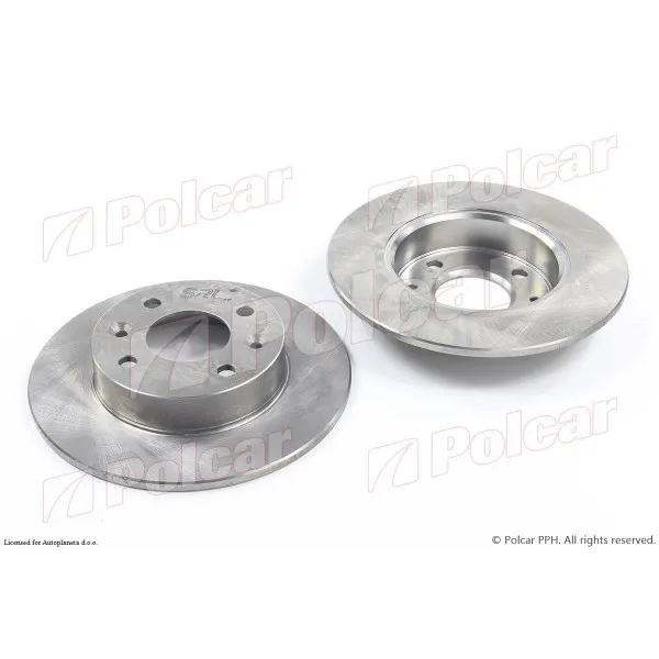 Kočioni diskovi RENAULT 5 (B/C/S40), 72-95; CLIO I (B57/C57), 90-98; EXTRA (F/G40), 85-98; RAPID (F/G40), 85-98; TWINGO (C06), 93-06; 