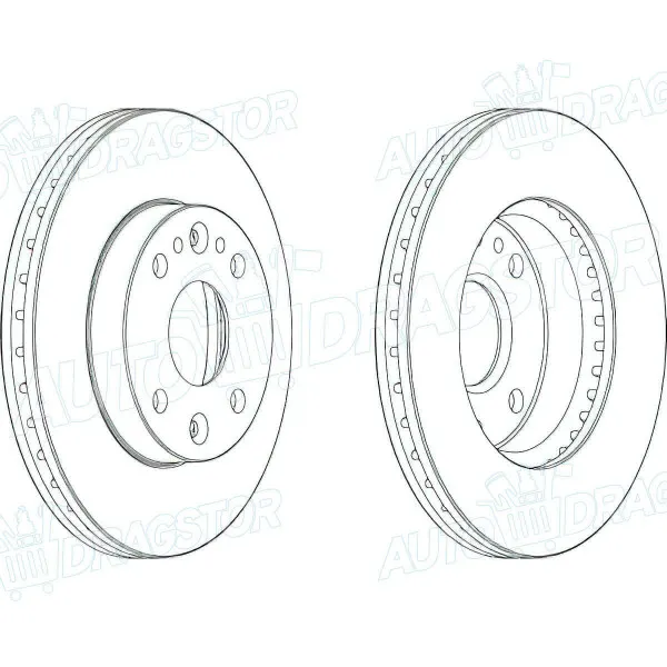 Kočioni diskovi KIA RIO (DC), 00-05; 