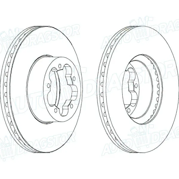 Kočioni diskovi FORD TRANSIT (V347/8), 06-13; 