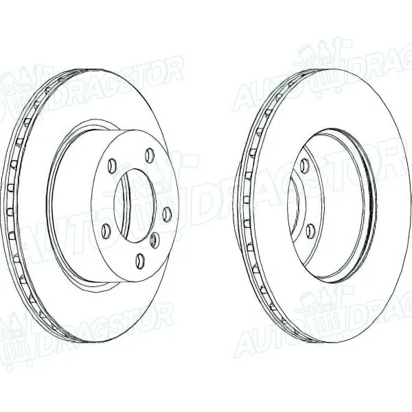 Kočioni diskovi BMW 1 (E81/E82/E87/E88), 04-13; 3 (E90/91/92/93), 04-13; 