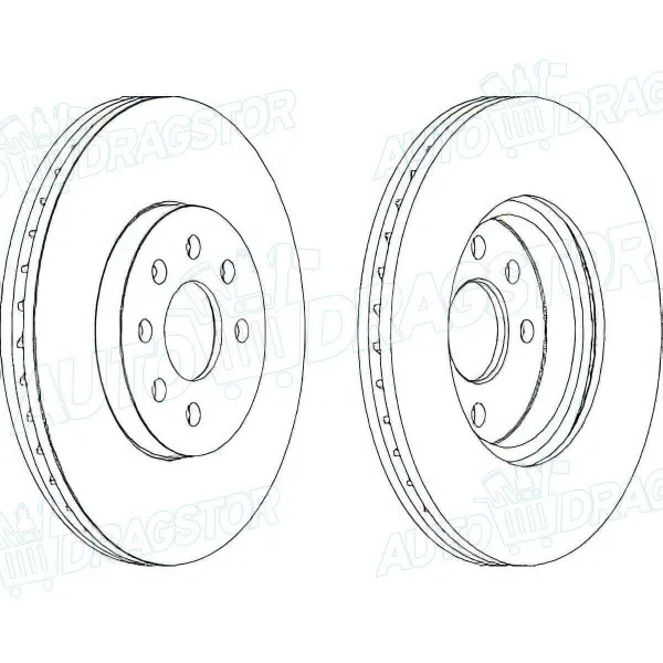 Kočioni diskovi OPEL ASTRA H (A04), 03-14; COMBO C, 00-11; MERIVA (X03), 03-10; 