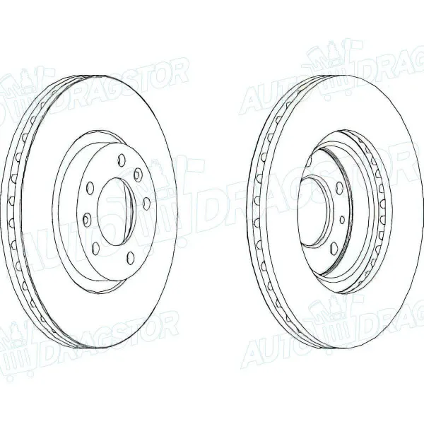 Kočioni diskovi PEUGEOT 607 (9_), 99-10; 