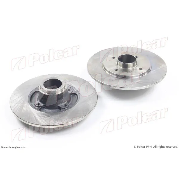 Kočioni diskovi RENAULT 19 (53), 88-96; CLIO I (B57/C57), 90-98; CLIO II (B0/1/2), 98-12; MEGANE I (A), 95-02; MEGANE SCENIC (JA0/1), 96-99; SCENIC I (JA), 99- 