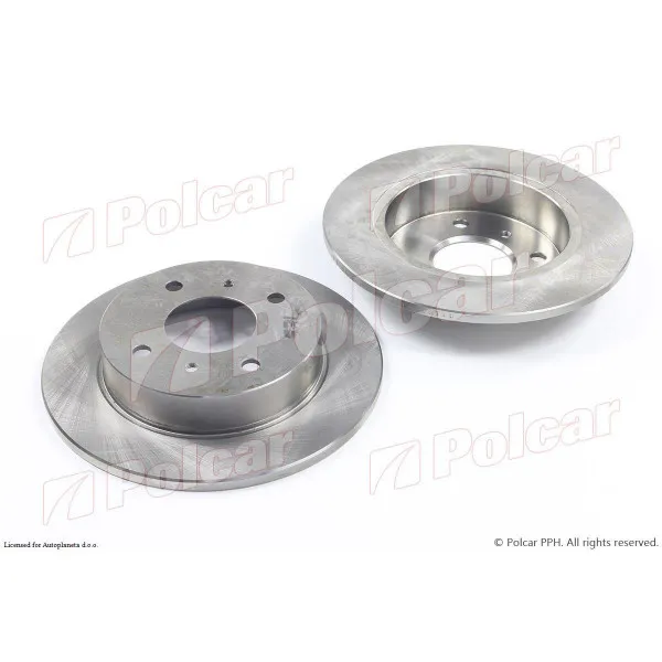 Kočioni diskovi NISSAN ALMERA (N16), 00-07; PRIMERA (P10), 90-96; PRIMERA (P11), 96-01; 