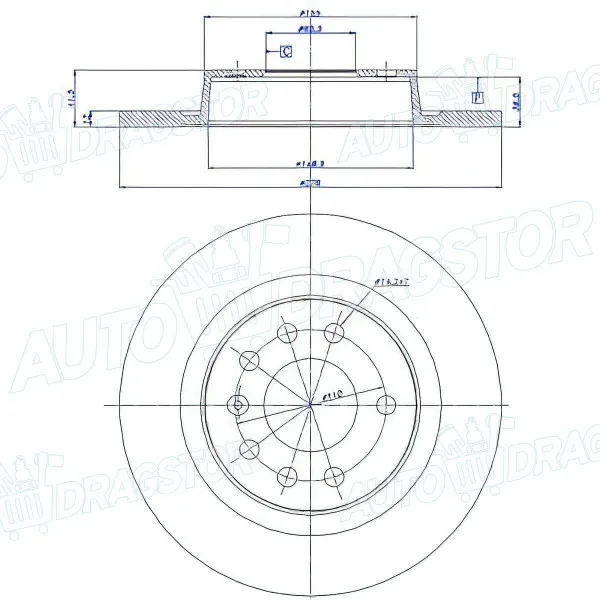 Kočioni diskovi FIAT, OPEL, SAAB 