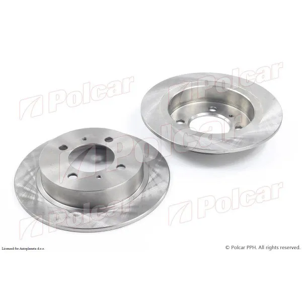 Kočioni diskovi NISSAN 100NX (B13), 90-94; ALMERA (N15), 95-00; SUNNY (N14/Y10) 91-94; 