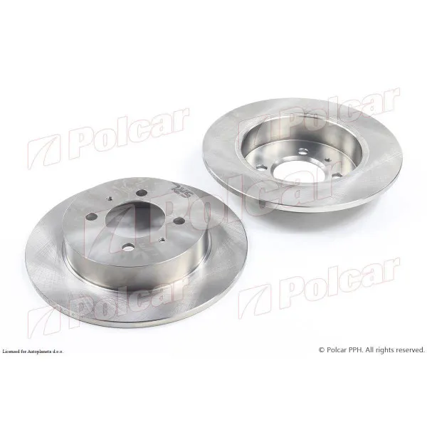 Kočioni diskovi NISSAN 100NX (B13), 90-94; ALMERA (N15), 95-00; SUNNY (N14/Y10) 91-94; 