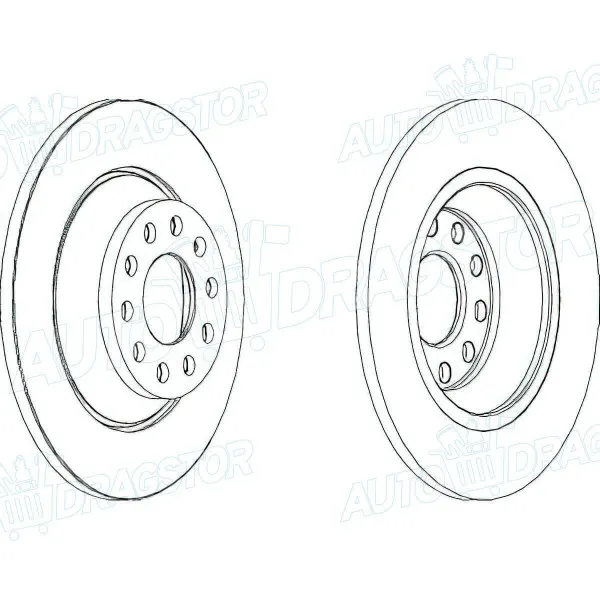 Kočioni diskovi AUDI A6 (C5/4B), 97-04; A6 (C7/4G), 10-18; A6 /ALLROAD(C6/4F), 04-10; 