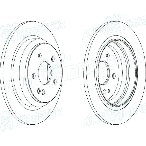 Kočioni diskovi MERCEDES VIANO (W639), 03-14; VITO (W639), 03-14; 