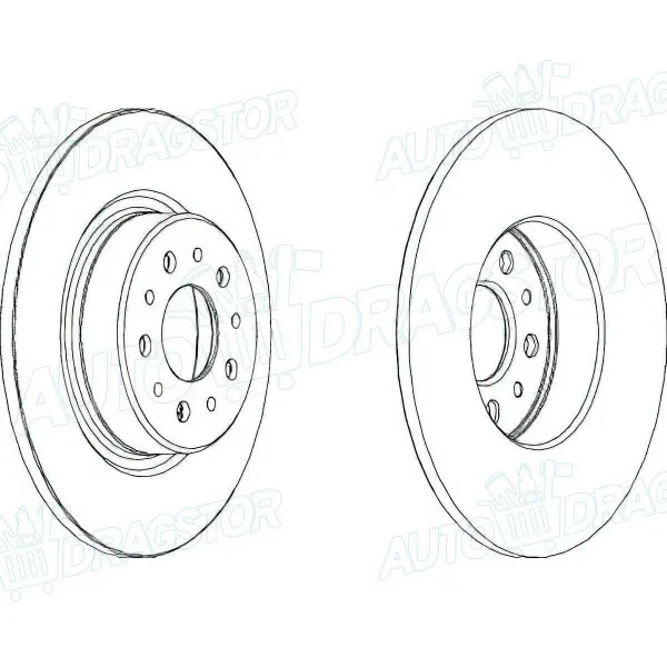 Kočioni diskovi ALFA ROMEO 147 (937), 00-10; 156 (932), 97-05; GT (937), 03-10; 