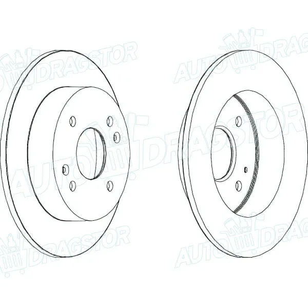 Kočioni diskovi HONDA ACCORD (CF/CG/CH/CL), 98-02; 