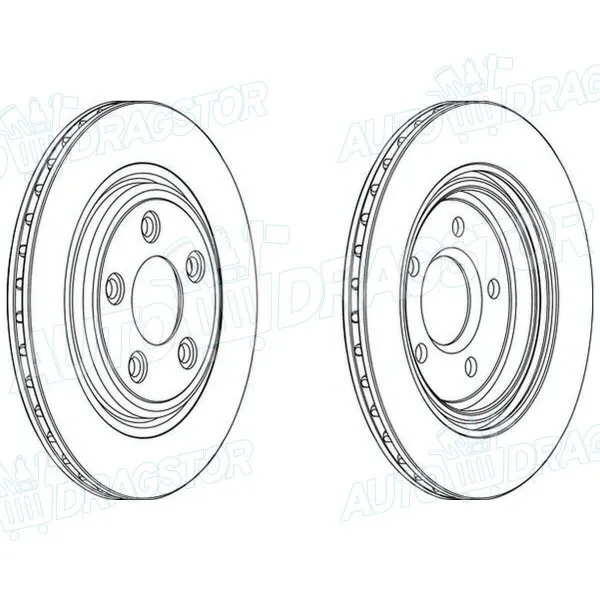 Kočioni diskovi JAGUAR S-TYPE (CCX), 99-07; XJ (X350/358), 03-09; 