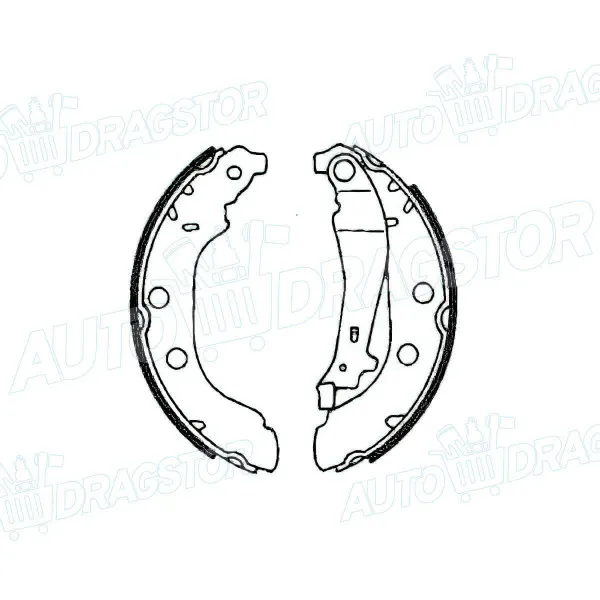 Kočioni paknovi PEUGEOT 406 (8_), 95-04; 