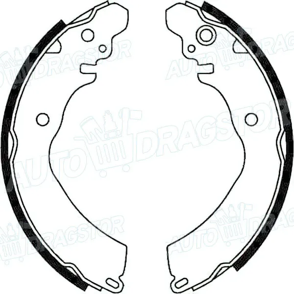 Kočioni paknovi MITSUBISHI CARISMA (DA), 95-04; COLT (CAO), 92-96; COLT (CJO), 96-04; GALANT (E30), 87-92; GALANT (E50), 92-96; GALANT (EA0), 96-03; LANCER (C5 