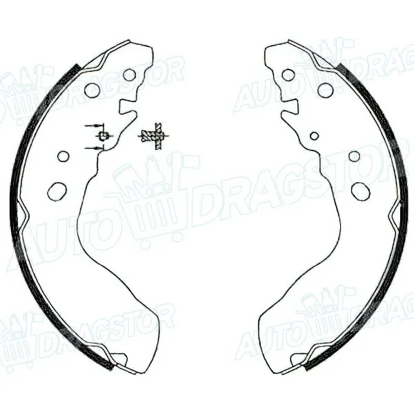 Kočioni paknovi SUZUKI GRAND VITARA (FT/GT), 98-05; VITARA (ET/TA), 88-05; 