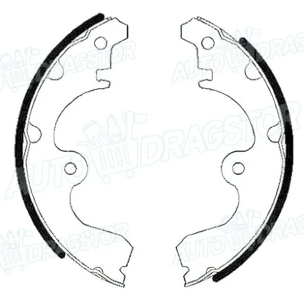 Kočioni paknovi TOYOTA PASEO (EL54), 95-99; STARLET (P8), 89-96; STARLET (P9), 96-99; 