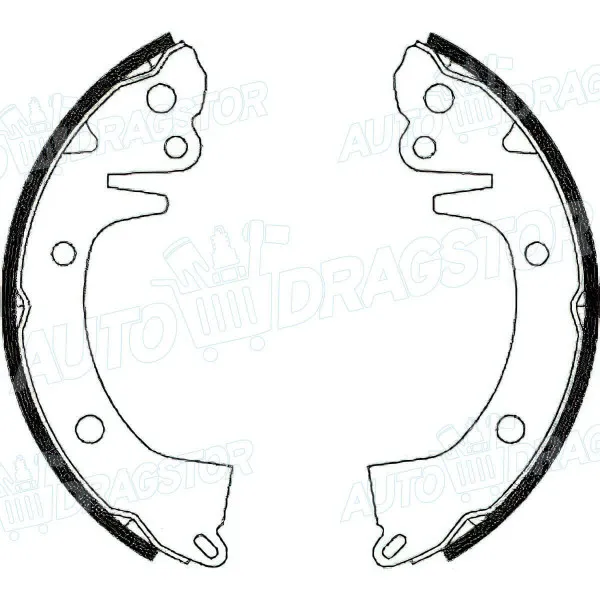 Kočioni paknovi HYUNDAI ACCENT (X-3), 94-00; EXCEL (X-2), 90-94; PONY (X-2), 90-94; 