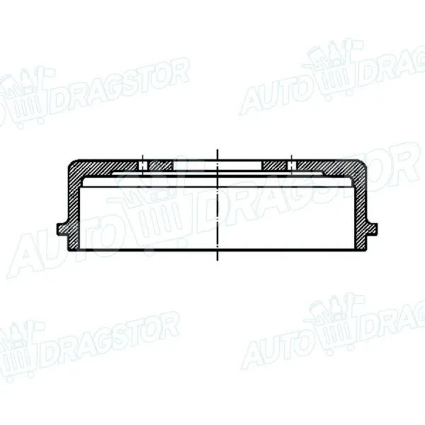 Kočioni doboš MITSUBISHI CARISMA (DA), 95-04; SPACE STAR (DG0), 98-05; 
