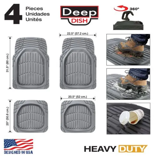 UNIVERZALNE GUMENE PATOSNICE 4KOM SIVE 