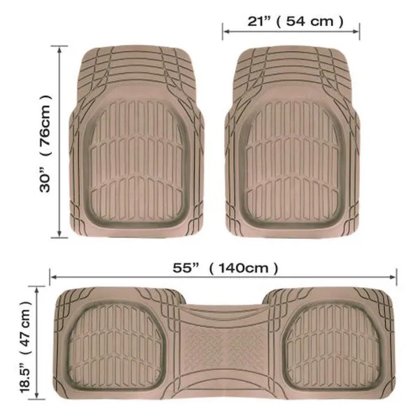 UNIVERZALNE GUMENE PATOSNICE 3KOM BEŽ BOJA 