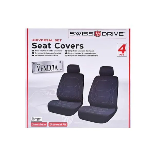 AUTOPRESVLAKE UNIVERZALNE VENECIA CRNO SIVE 4KOM 