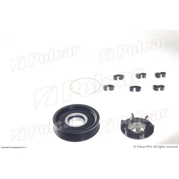Spojnica/kvačilo kompresora klime MERCEDES C-KLASSE (W202), 93-01; C-KLASSE (W203), 00-07; CLK-KLASSE (C209), 02-10; CLS-KLASSE (C219), 04-10; E-KLASSE (W211), 