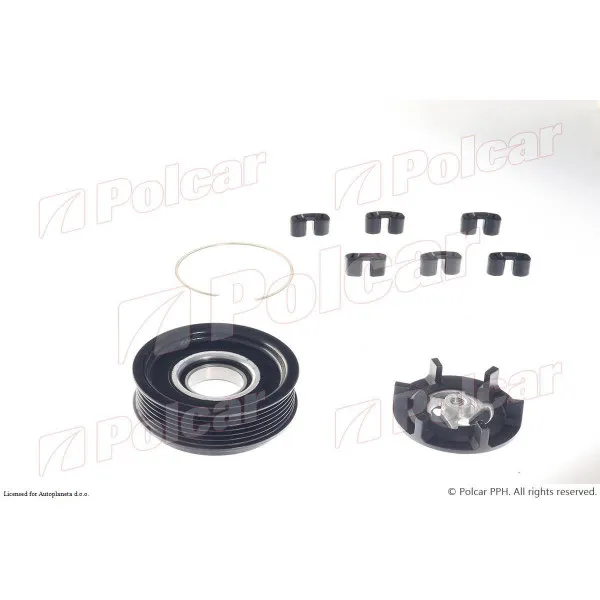 Spojnica/kvačilo kompresora klime MERCEDES C-KLASSE (W203), 00-07; CLK-KLASSE (C209), 02-10; CLS-KLASSE (C219), 04-10; E-KLASSE (W211), 02-09; S-KLASSE (W220), 