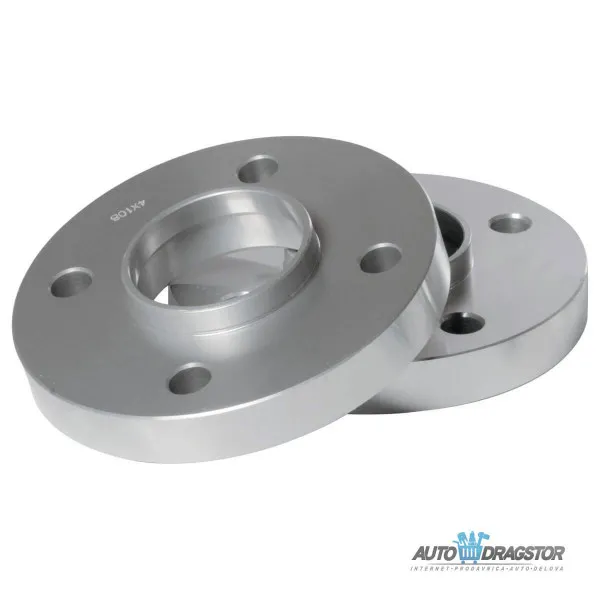 SET 2 DISTANCERA I 8 ŠRAFOVA ZA VOLKSWAGEN/ŠKODA SA 4 RUPE 12MM M12 4x100x57.1 