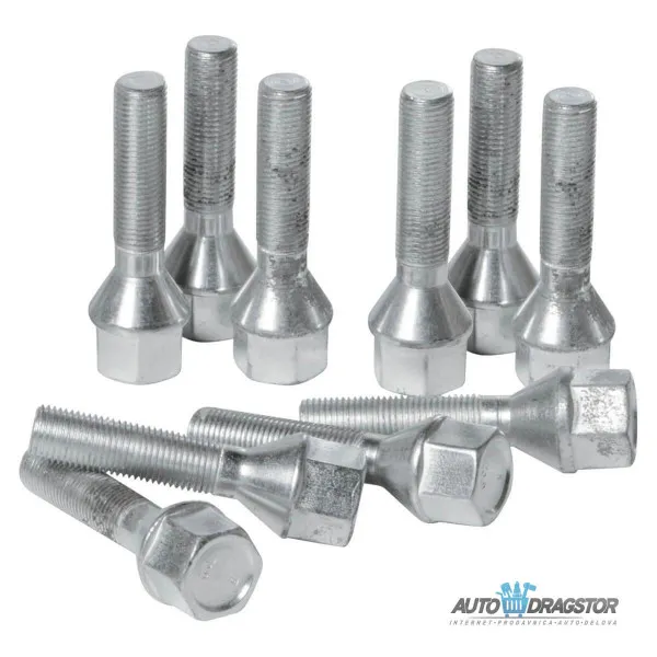 SET 2 DISTANCERA I 8 ŠRAFOVA ZA BMW SA 5 RUPA 12MM M12 5x120x72.6 