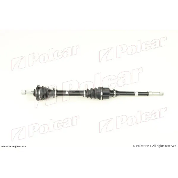 Poluosovina PEUGEOT 206/206+ (2_), 98-12; 