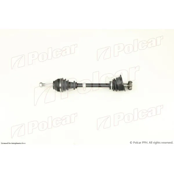 Poluosovina RENAULT CLIO I (B57/C57), 90-98; 