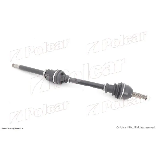 Poluosovina RENAULT MEGANE II (M), 02-08; SCENIC II (JM), 03-09; 