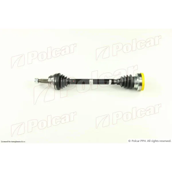 Poluosovina VOLKSWAGEN GOLF II (19E/1G), 83-92; JETTA (16E/19E /1G2), 84-92; 