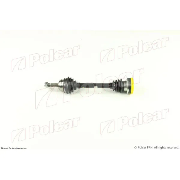 Poluosovina VOLKSWAGEN GOLF II (19E/1G), 83-92; JETTA (16E/19E /1G2), 84-92; 