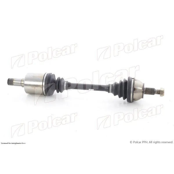 Poluosovina MERCEDES A-KLASSE (W169), 04-12; B-KLASSE (W245), 05-11; 