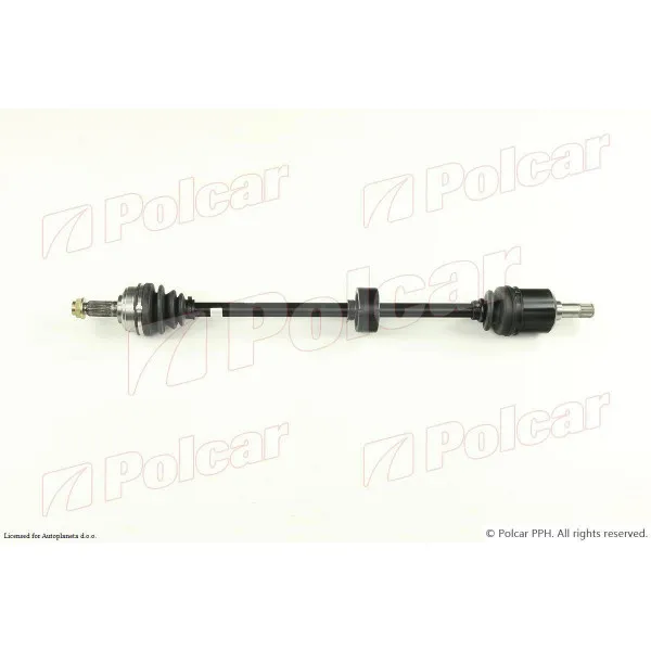 Poluosovina HONDA CIVIC (EC/ED/EE), 87-91; CIVIC SHUTTLE (EE), 88-95; 