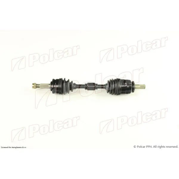 Poluosovina NISSAN PRIMERA (P10), 90-96; PRIMERA (P11), 96-01; 
