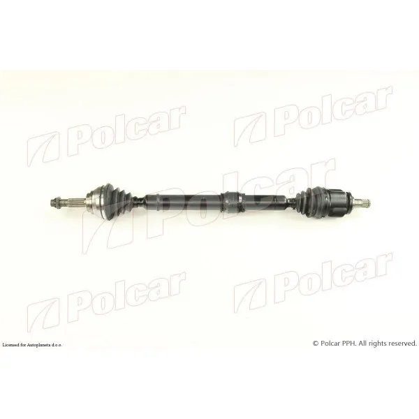 Poluosovina NISSAN 100NX (B13), 90-94; SUNNY (N14/Y10) 91-94; 