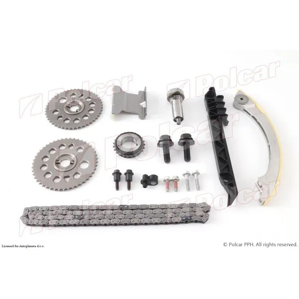 Garnitura lanaca OPEL ASTRA G (T98), 98-09; SPEEDSTER (E01), 00-06; VECTRA B (J96), 95-02; VECTRA C (Z02), 02-09; ZAFIRA A (T98), 99-05; 