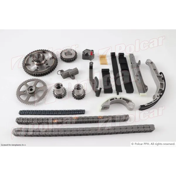 Garnitura lanaca NISSAN ALMERA (N16), 00-07; ALMERA TINO (V10), 00-06; PRIMERA (P12), 01-07; X-TRAIL (T30), 01-07; 