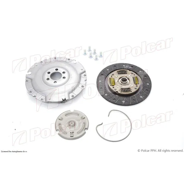 Kvačilo/komplet za zamenu (korpa lamela druk-lager) AUDI, SEAT, SKODA, VOLKSWAGEN 