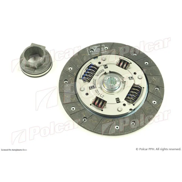 Kvačilo/komplet za zamenu (korpa lamela druk-lager) OPEL ASCONA C (J82), 81-88; ASTRA F (T92/M99), 91-02; COMBO B, 93-00; CORSA A (S83), 83-93; CORSA B (S93), 