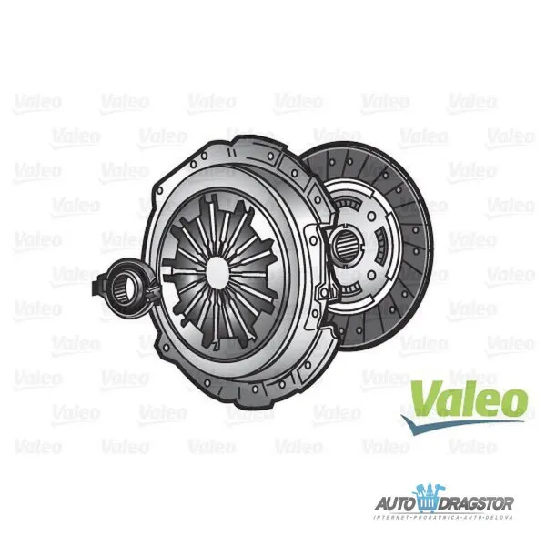 Kvačilo/komplet za zamenu (korpa lamela druk-lager) FORD ESCORT IV (GAF/AWF/ABFT/AFF), 86-90; ESCORT V/VI (GAL/ALL/AVL), 90-95; FIESTA (GFJ/JAS/JBS), 89-95; FI 