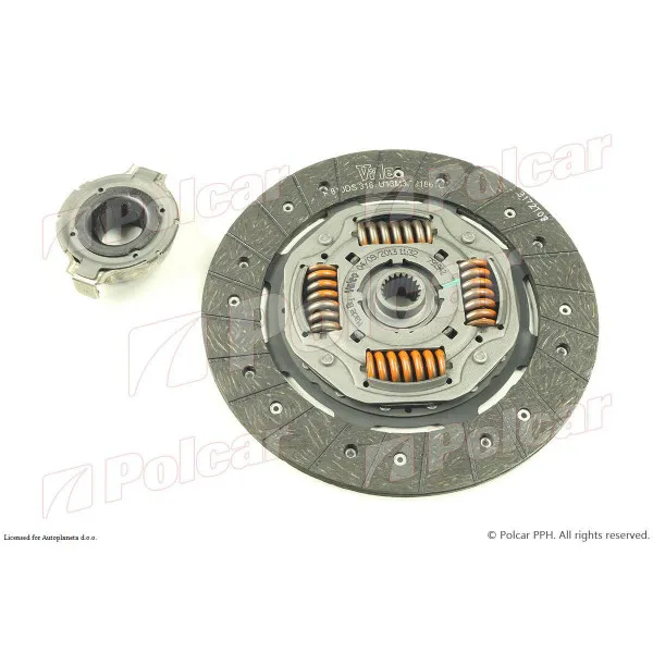 Kvačilo/komplet za zamenu (korpa lamela druk-lager) FIAT, LANCIA 