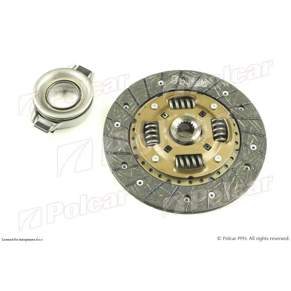 Kvačilo/komplet za zamenu (korpa lamela druk-lager) NISSAN MICRA (K11), 92-03; 