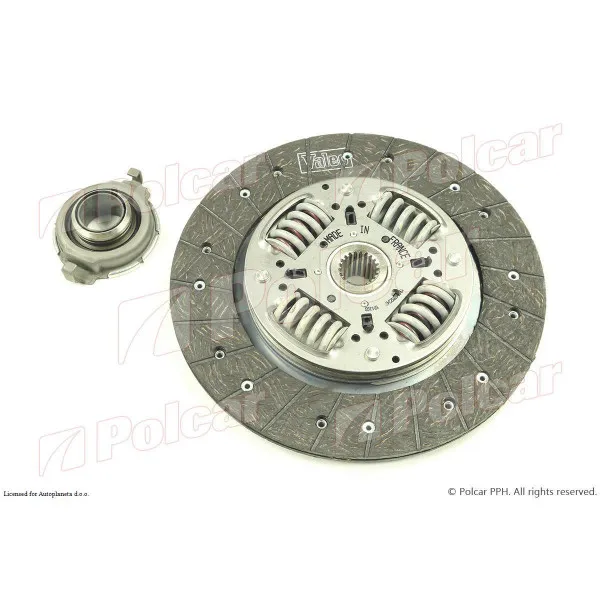 Kvačilo/komplet za zamenu (korpa lamela druk-lager) RENAULT LAGUNA I (B/K56), 93-01; SAFRANE (B54), 92-00; 