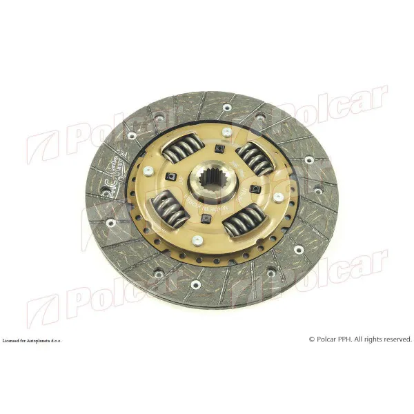 Disk kvačila/lamela NISSAN ALMERA (N15), 95-00; CHERRY (N10), 78-82; CHERRY (N12), 82-86; PRAIRE (M10), 83-88; SUNNY (B11), 83-86; SUNNY (N13), 86-91; SUNNY (N 