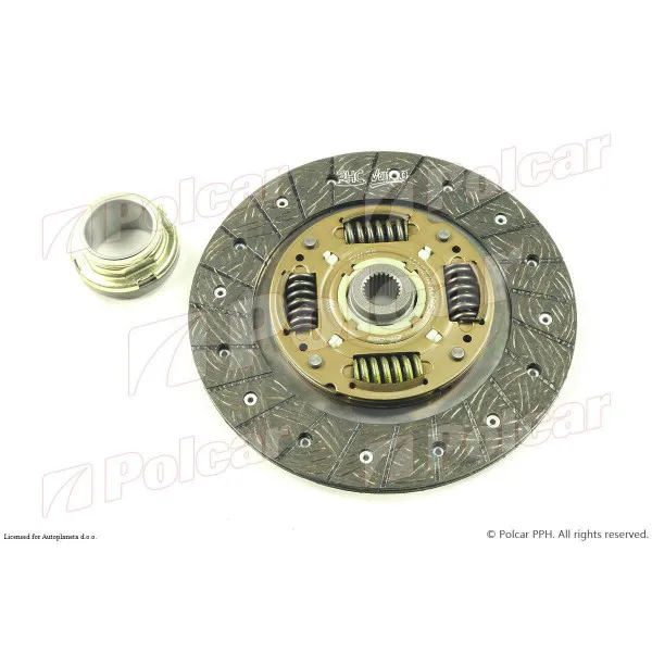 Kvačilo/komplet za zamenu (korpa lamela druk-lager) DAEWOO CIELO (KLETN), 95-98; ESPERO (KLEJ), 95-99; NEXIA (N100/N150), 95-07; 